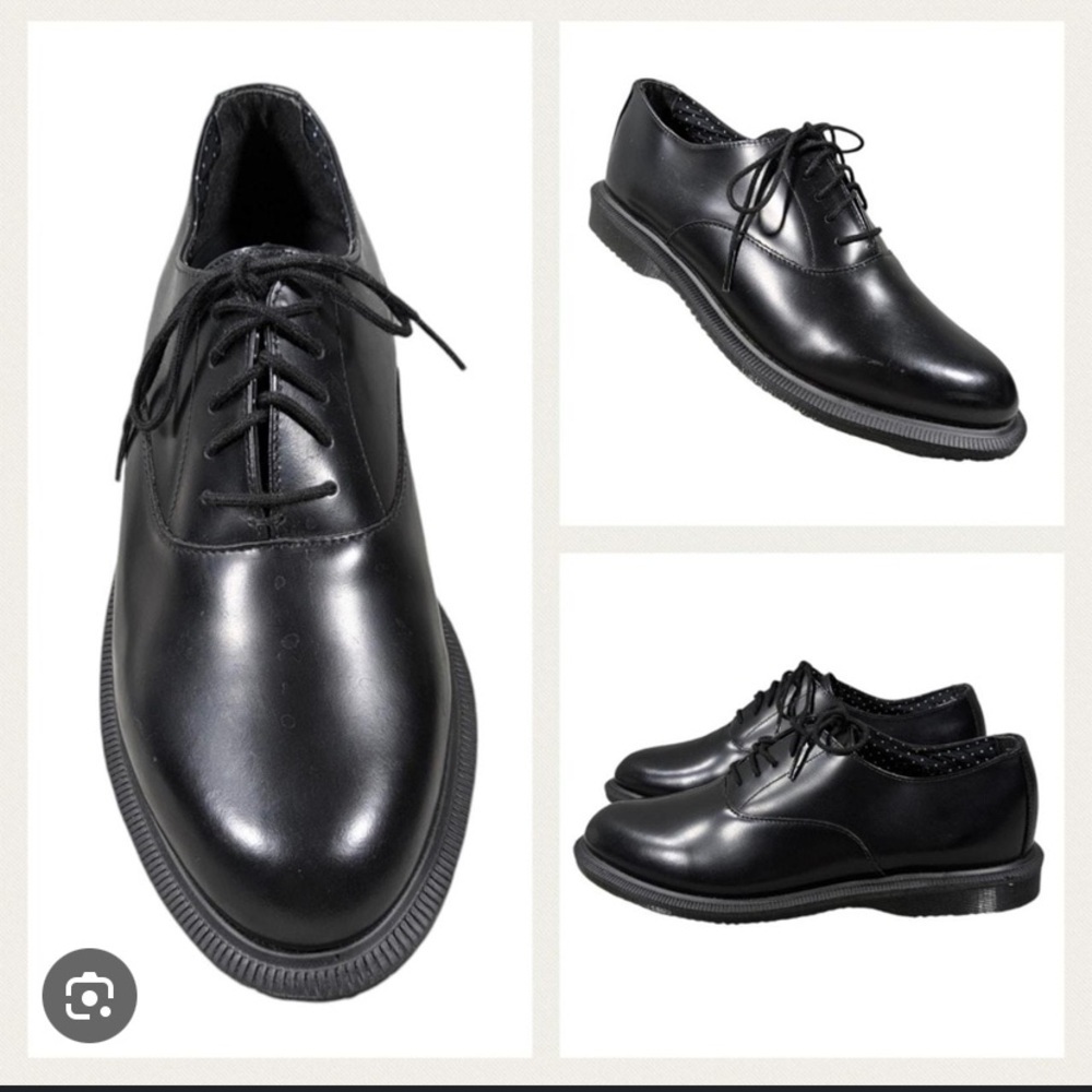 DR. MARTENS Like new* Bennet Academia Oxford Goth Leather DOCS sz US 5 / EU 36